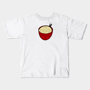 "Savor the Symphony: Japanese Noodle Extravaganza – Wear the Flavor! Kids T-Shirt